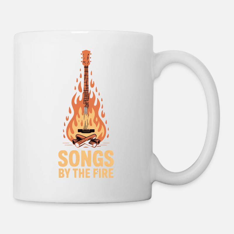 Guitar - Songs by the fire Campfire Music - Mug - white