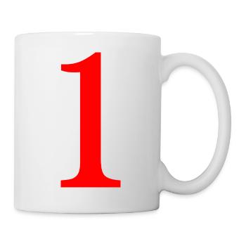 1. 1 year. 1st ANNIVERSARY. 1 YEAR ANNIVERSARY - Mug - white - Right