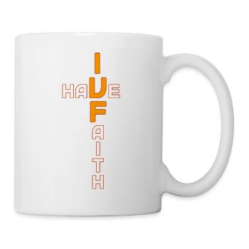 I Have Faith IVF Month Infertility Awareness - Mug - white - Right