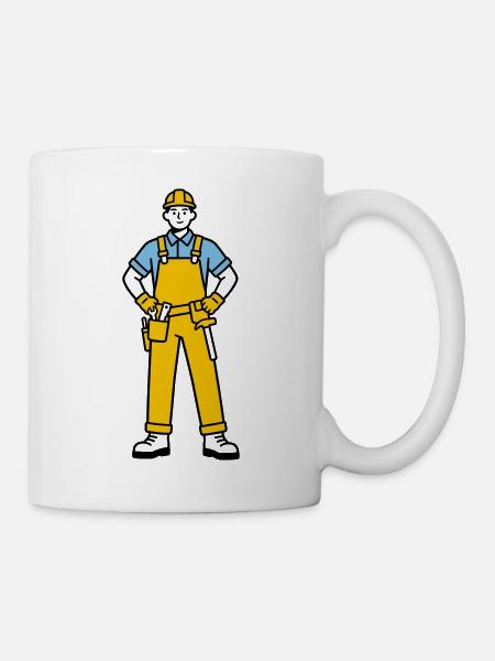 Handwerker - Tasse - Weiß