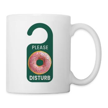 Please Donut Disturb Lustiger Donut Spruch - Mug - white - Right
