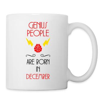 Genie-Genie-Genie, geboren im Dezember - Tasse - Weiß - Rechts