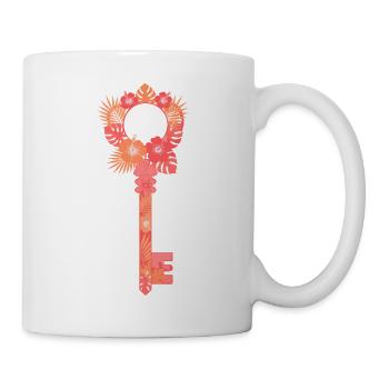 Tropical Flower Key - Mug - white - Right