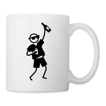 Party Stick Figure Festival - Mug - white - Right