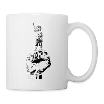 Das rebellische Kind - Tasse - Weiß - Rechts