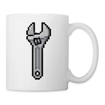 Outil Pixel : Clé à Mousquets - Mug blanc - blanc - Droite
