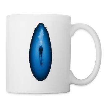 Deep Sea Diver Underwater Adventure Ocean - Mug - white - Right
