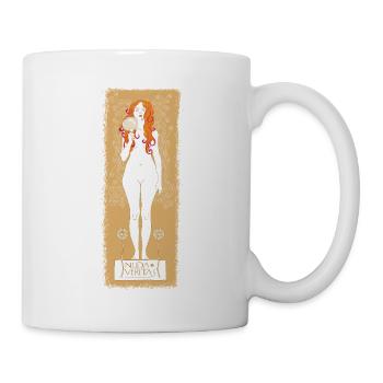 Gustav KLIMT: Nuda Veritas 1898 Limited Edition - Tasse - Weiß - Rechts