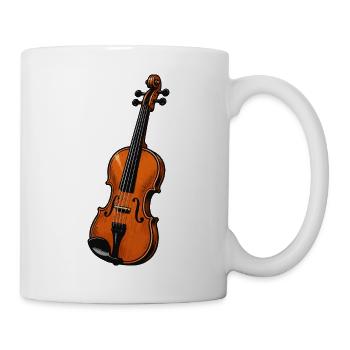 Orchestral Violin Illustration - Mug - white - Right