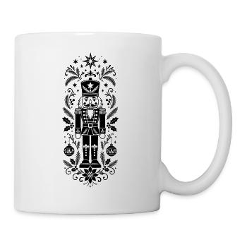 Nussknacker Weihnachten - Tasse - Weiß - Rechts