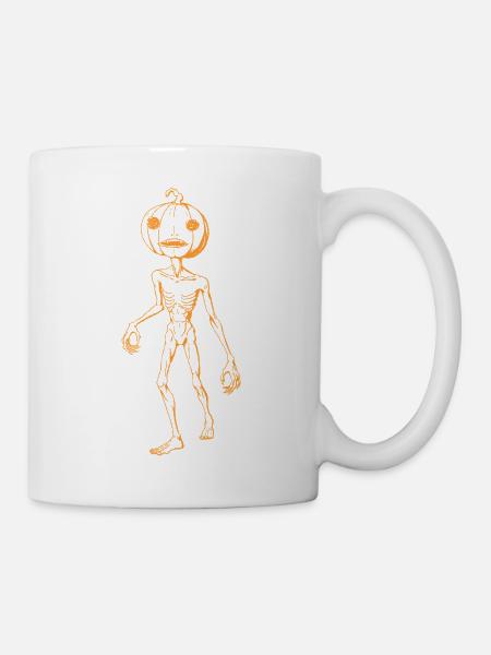 Kabocha-Albtraum – Amber - Tasse - Weiß