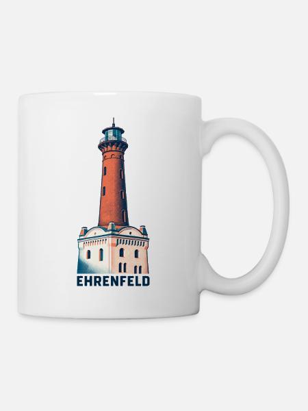Ehrenfeld Heliosturm - Tasse - Weiß
