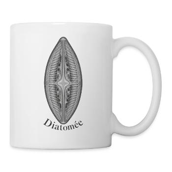 Kieselgur - Tasse - Weiß - Rechts
