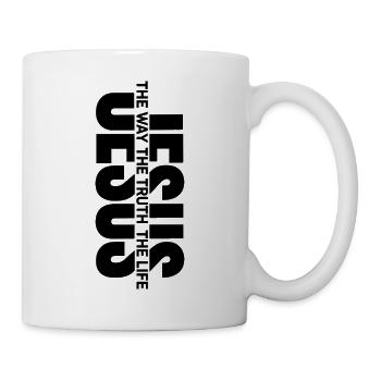 Jesus – The Way The Truth The Life | Christlich  - Tasse - Weiß - Rechts