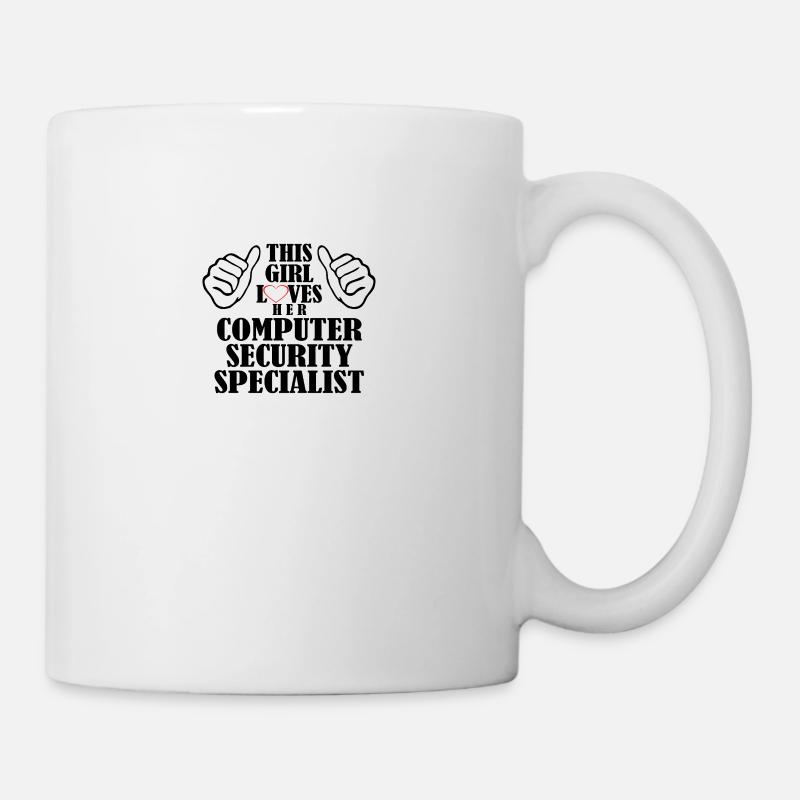 spécialiste de la sécurité informatique - Mug blanc - blanc