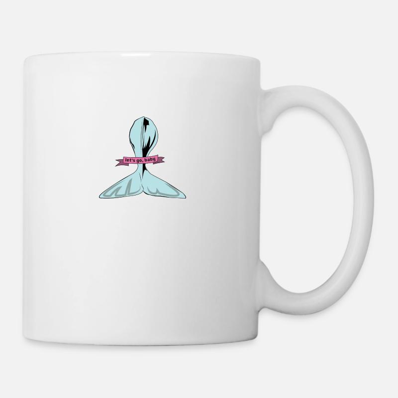 Allons, bébé | Mode animaux - Mug blanc - blanc