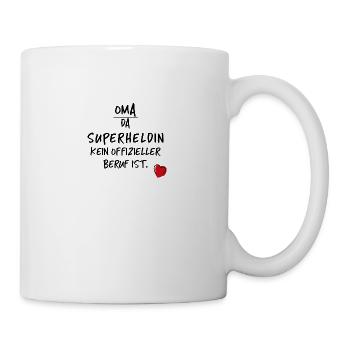 Oma Geschenk Liebe Großmutter Mutter Großeltern - Tasse - Weiß - Rechts
