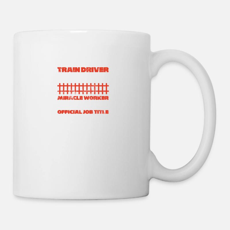 Train driver, train conductor, railway, subway, ICE, train - Mug - white