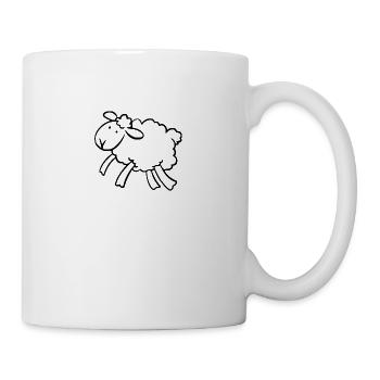 Schaf - Tasse - Weiß - Rechts