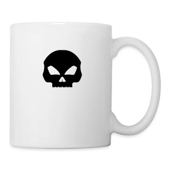 crâne - Mug blanc - blanc - Droite