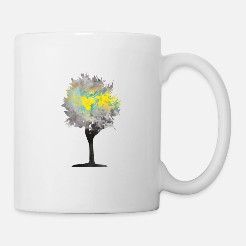 Baum - Tasse - Weiß