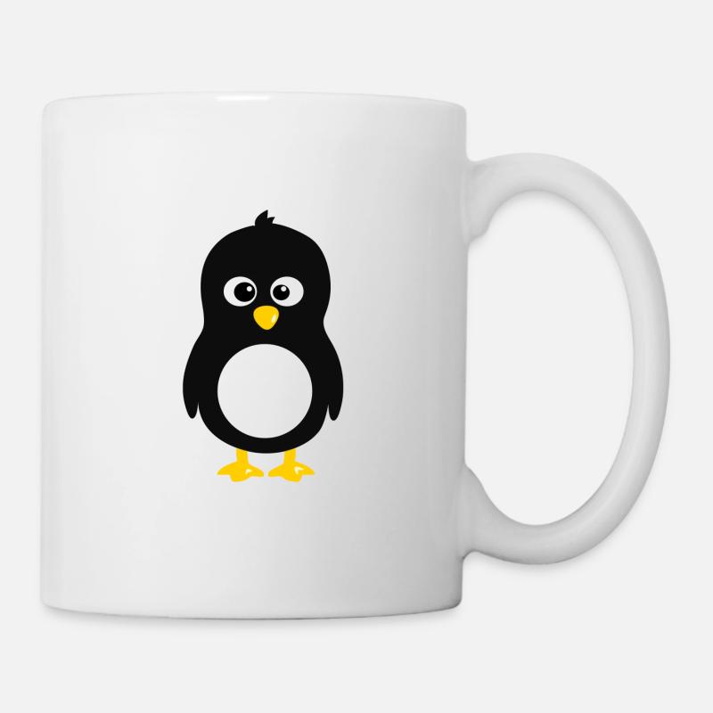 Pingouin linux - Mug blanc - blanc