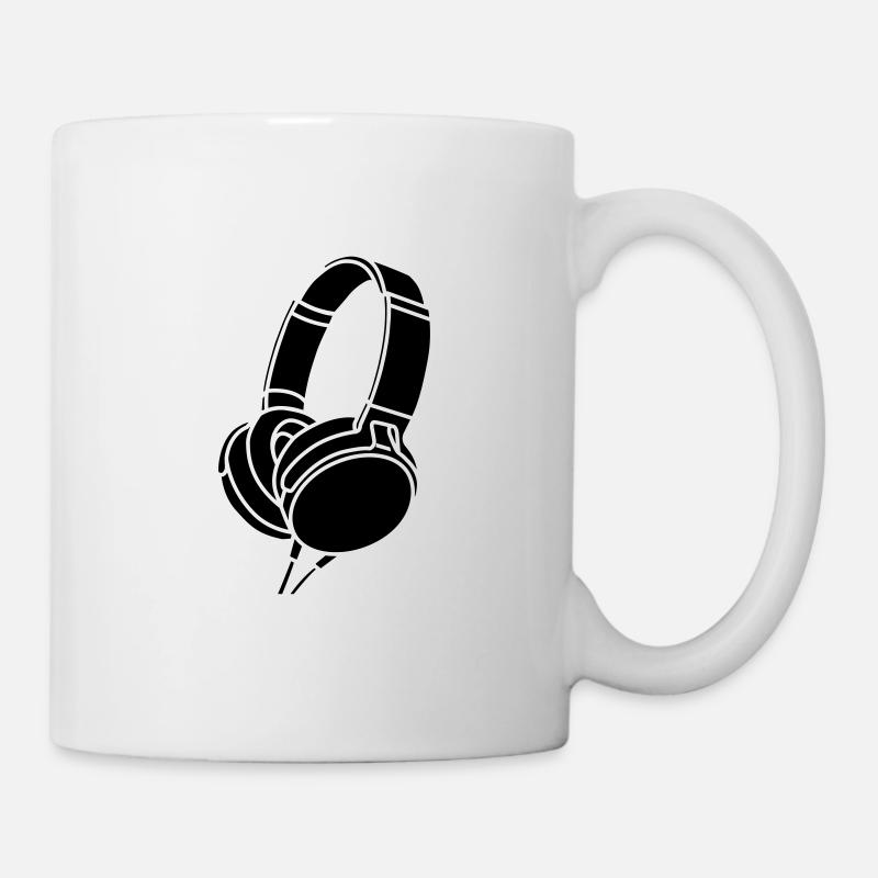 Casque - Casque - Mug blanc - blanc