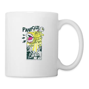 Panic Panic Monster Gift Idée de cadeau - Mug blanc - blanc - Droite