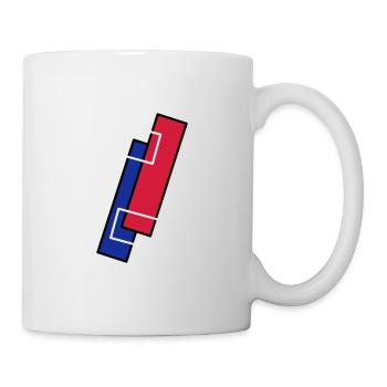 rectangles - Mug blanc - blanc - Droite