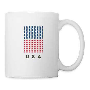 Etats-Unis - Mug blanc - blanc - Droite