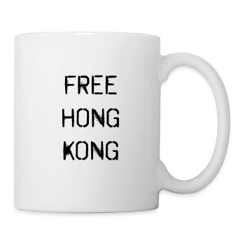 Free Hong Kong - Tasse - Weiß - Rechts