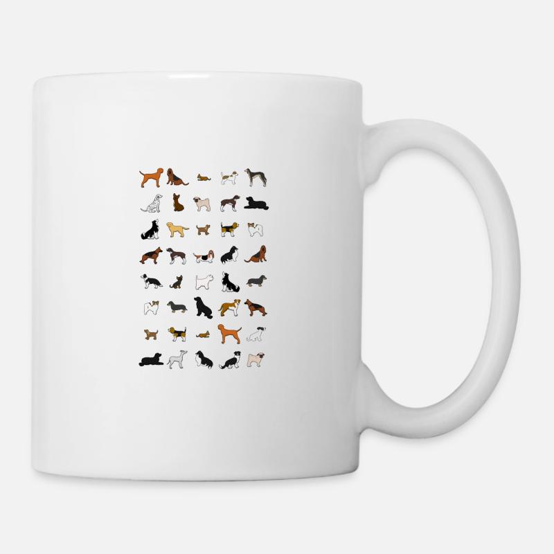 Viele Hunde - Tasse - Weiß