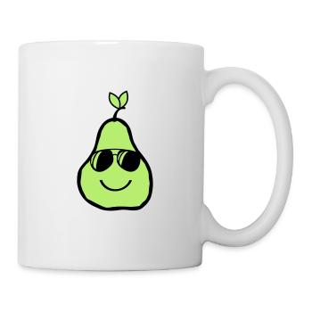 poire fraîche - Mug blanc - blanc - Droite