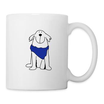 Netter Retriever - Tasse - Weiß - Rechts