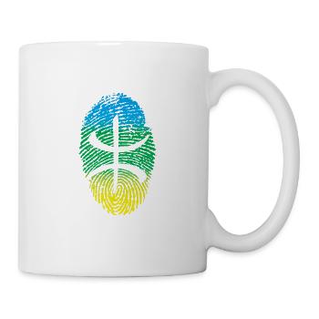 Z Imazighen fingerprint - Mug - white - Right