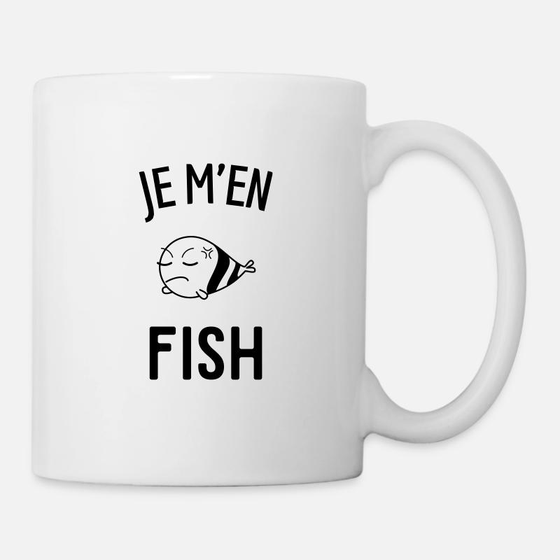 Je m'en fish - Mug blanc - blanc