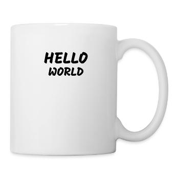 HELLO WORLD - Tasse - Weiß - Rechts