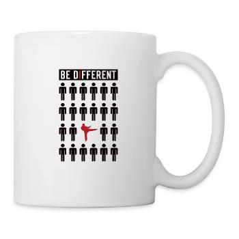 Dicton de karaté pour Karatéka & Martial Artist Kick - Mug blanc - blanc - Droite