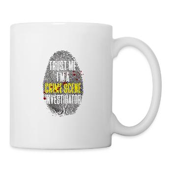 Sécurisation des traces - Kripo Polizei Kriminaltechnik - Mug blanc - blanc - Droite