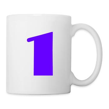 1. 1 YEAR. 1ST ANNIVERSARY. BIRTHDAY 1 YEAR - Mug - white - Right