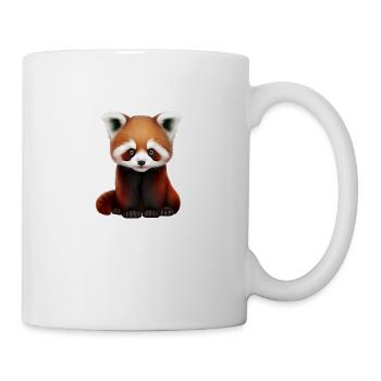 Roter Panda - Tasse - Weiß - Rechts