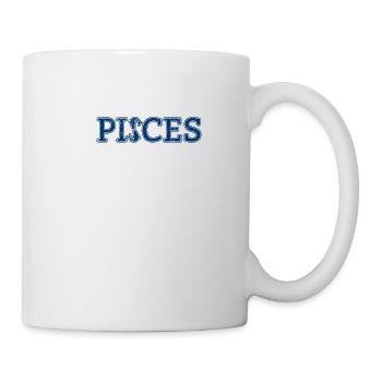 Poissons / Zodiac Poisson - Mug blanc - blanc - Droite