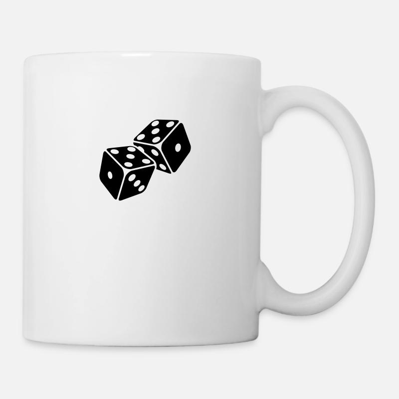 Dice 5 Série Pasch - cinq Pasch - Mug blanc - blanc