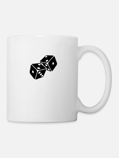 Cube 2er Pash - Two-ply - Mug - white