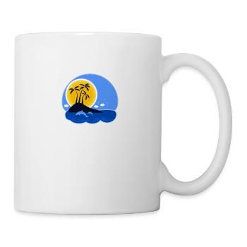 Urlaub Insel - Tasse - Weiß - Rechts