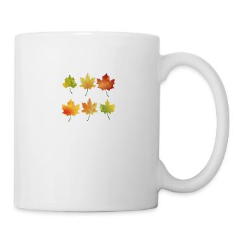 Autumn leaves - Mug - white - Right