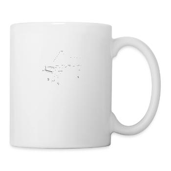 Piano - Tasse - Weiß - Rechts