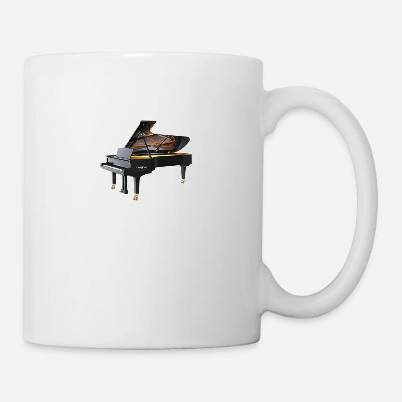 Piano - Tasse - Weiß