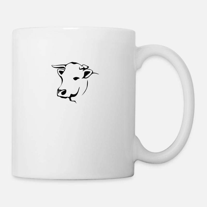 Rind - Tasse - Weiß