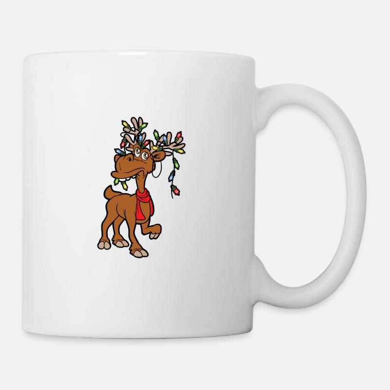 Weihnachten Rentier - Tasse - Weiß